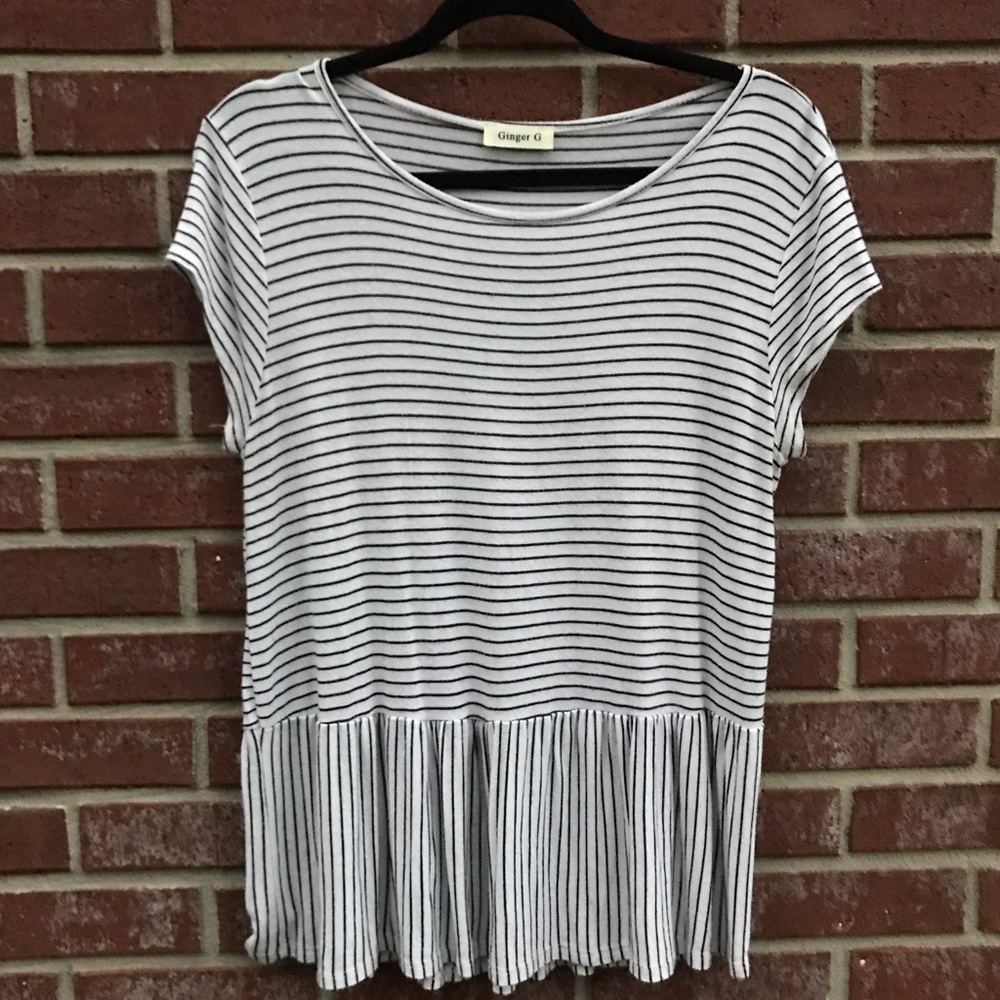 GINGER G stripped shirt